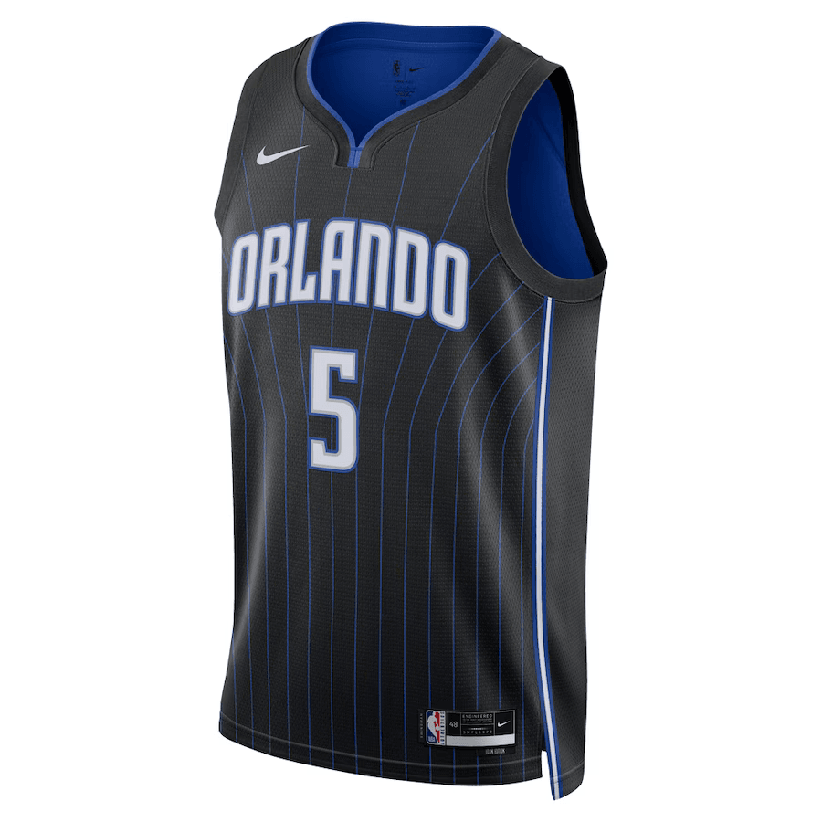 Orlando Magic Paolo Banchero 5 Black NBA Jersey - Icon Edition