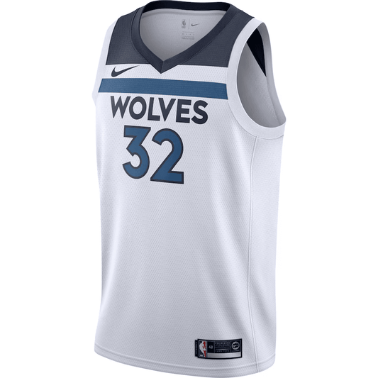 Minnesota Timberwolves Karl-Anthony Towns 32 White NBA Jersey - Association Edition