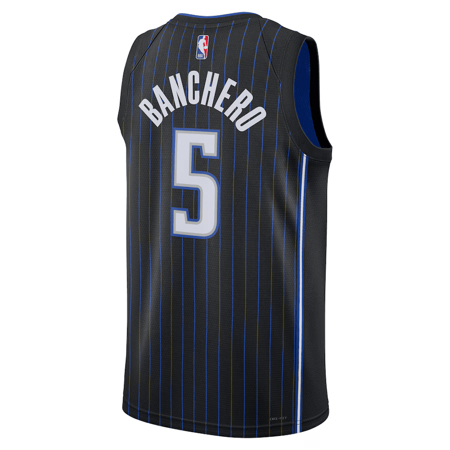 Orlando Magic Paolo Banchero 5 Black NBA Jersey - Icon Edition