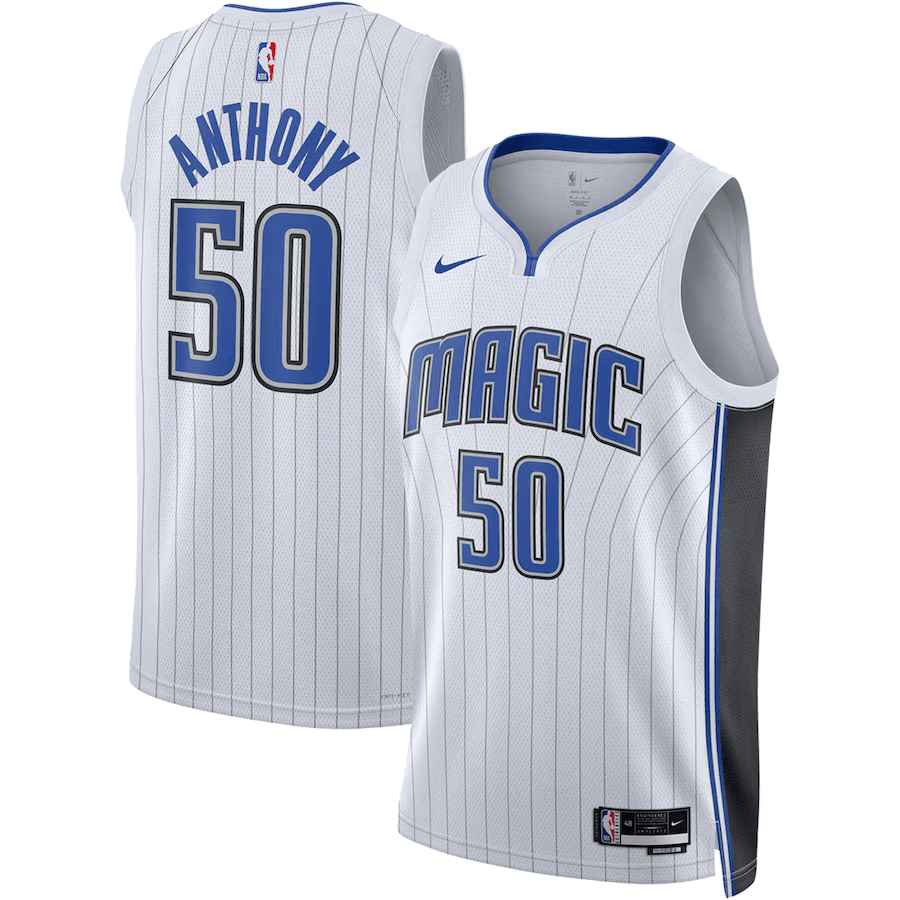 Orlando Magic Cole 50 Anthony White NBA Jersey - Association Edition