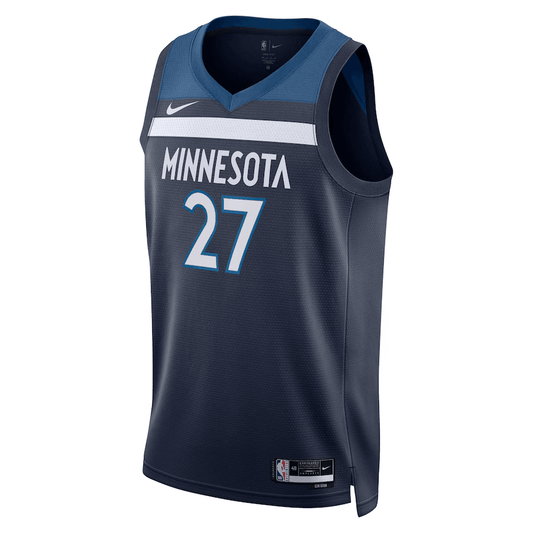 Minnesota Timberwolves Rudy Gobert 27 Navy NBA Jersey - Icon Edition