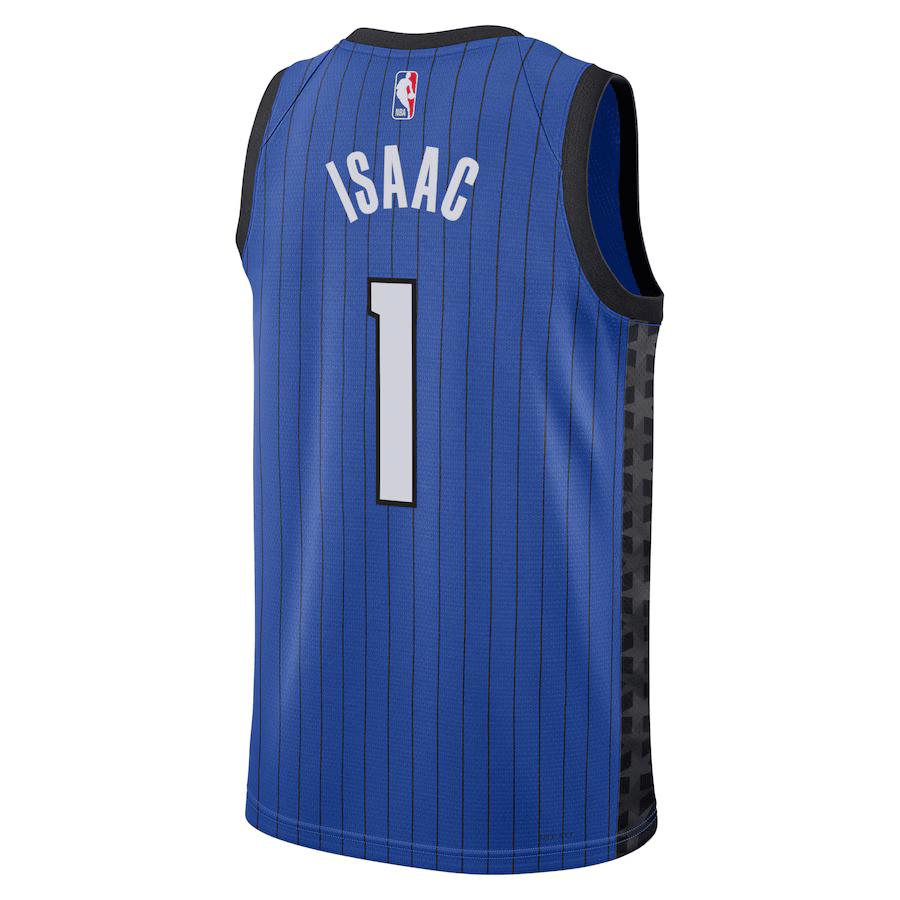 Orlando Magic Jonathan Isaac 1 Jordan Royal NBA Jersey - Statement Edition