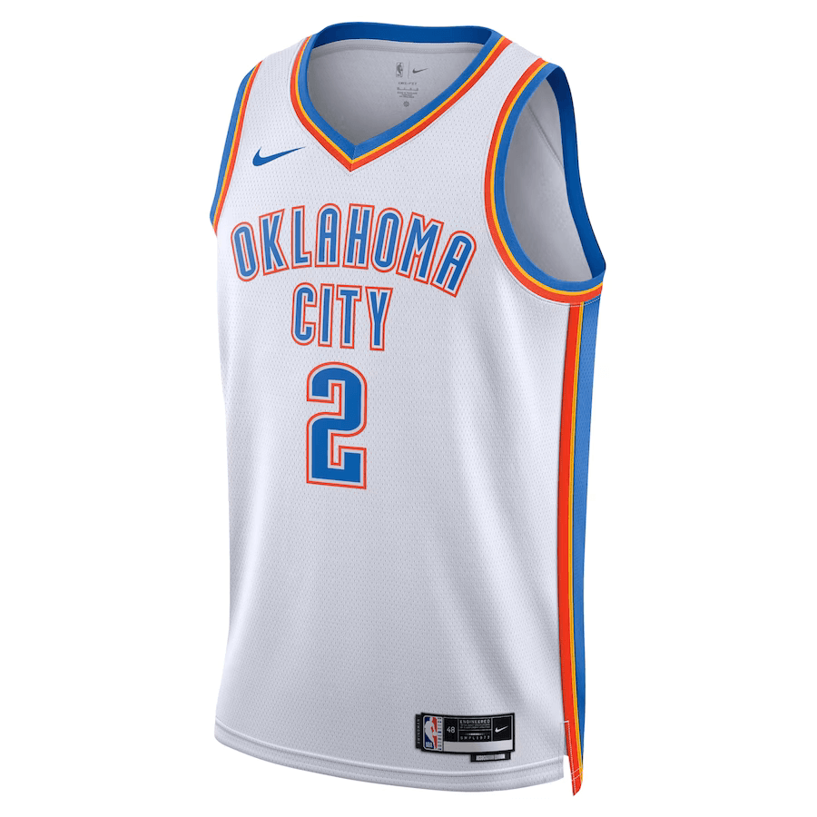 Oklahoma City Thunder Association Edition White NBA Jersey - Shai Gilgeous-Alexander 2