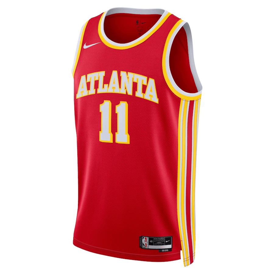 Atlanta Hawks Icon Edition Red NBA Jersey - Trae Young 11