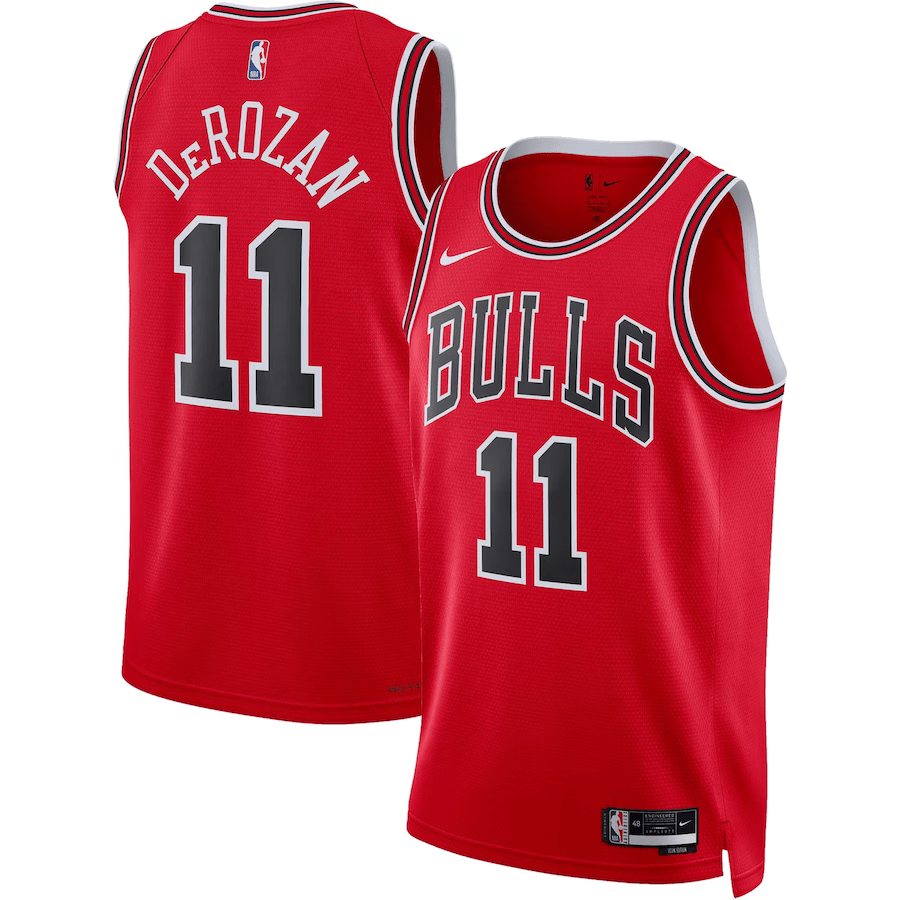 Chicago Bulls Icon Edition Red NBA Jersey - DeMar DeRozan 11