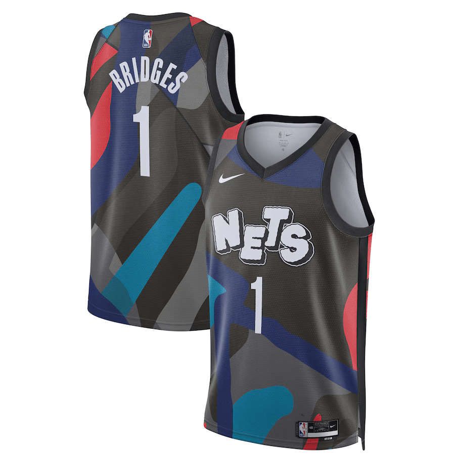 Brooklyn Nets City Edition 2023/24 NBA Jersey - Mikal Bridges 1