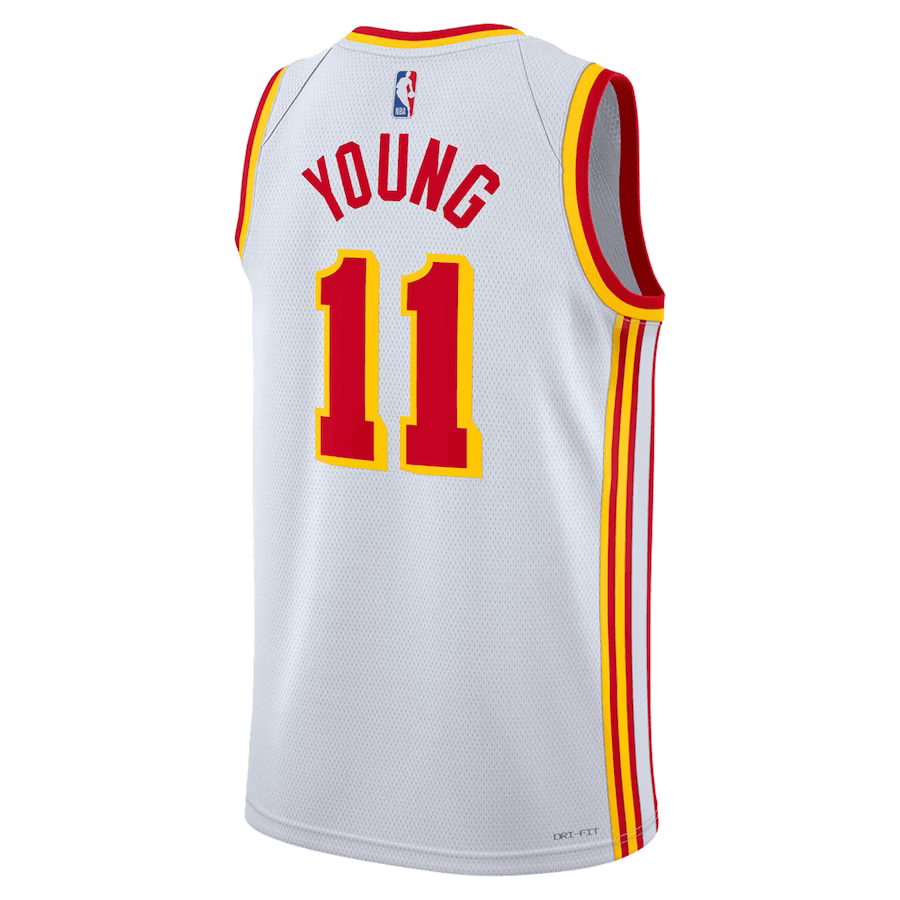 Atlanta Hawks Association Edition White NBA Jersey - Trae Young 11