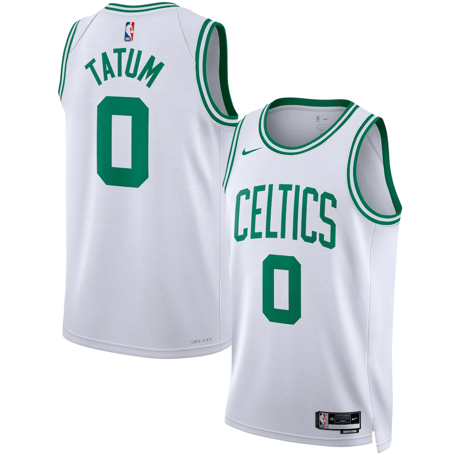 Boston Celtics Association Edition White NBA Jersey - Jayson Tatum 0