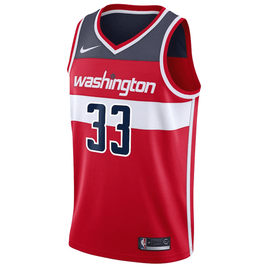 Washington Wizards Icon Edition Red NBA Jersey - Kyle Kuzma 33