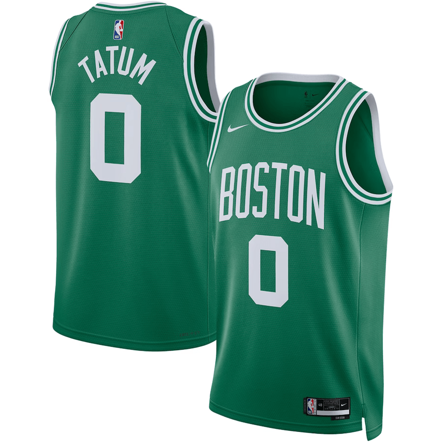 Boston Celtics Icon edition Green NBA Jersey - Jayson Tatum #0