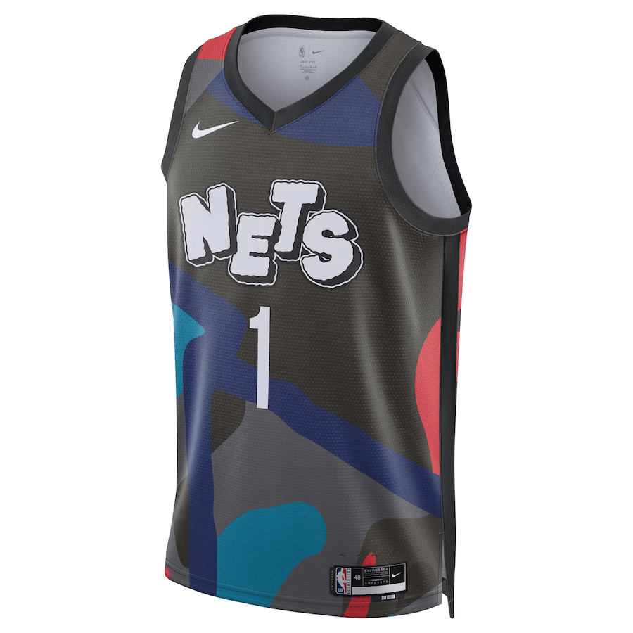 Brooklyn Nets City Edition 2023/24 NBA Jersey - Mikal Bridges 1