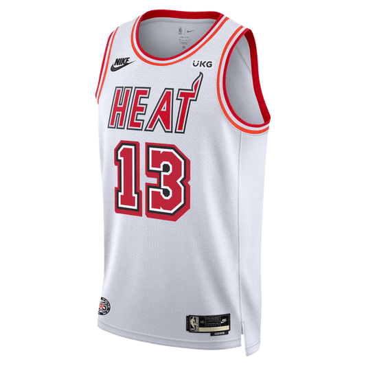 Miami Heat Classic Edition White NBA Jersey - Bam Adebayo 13