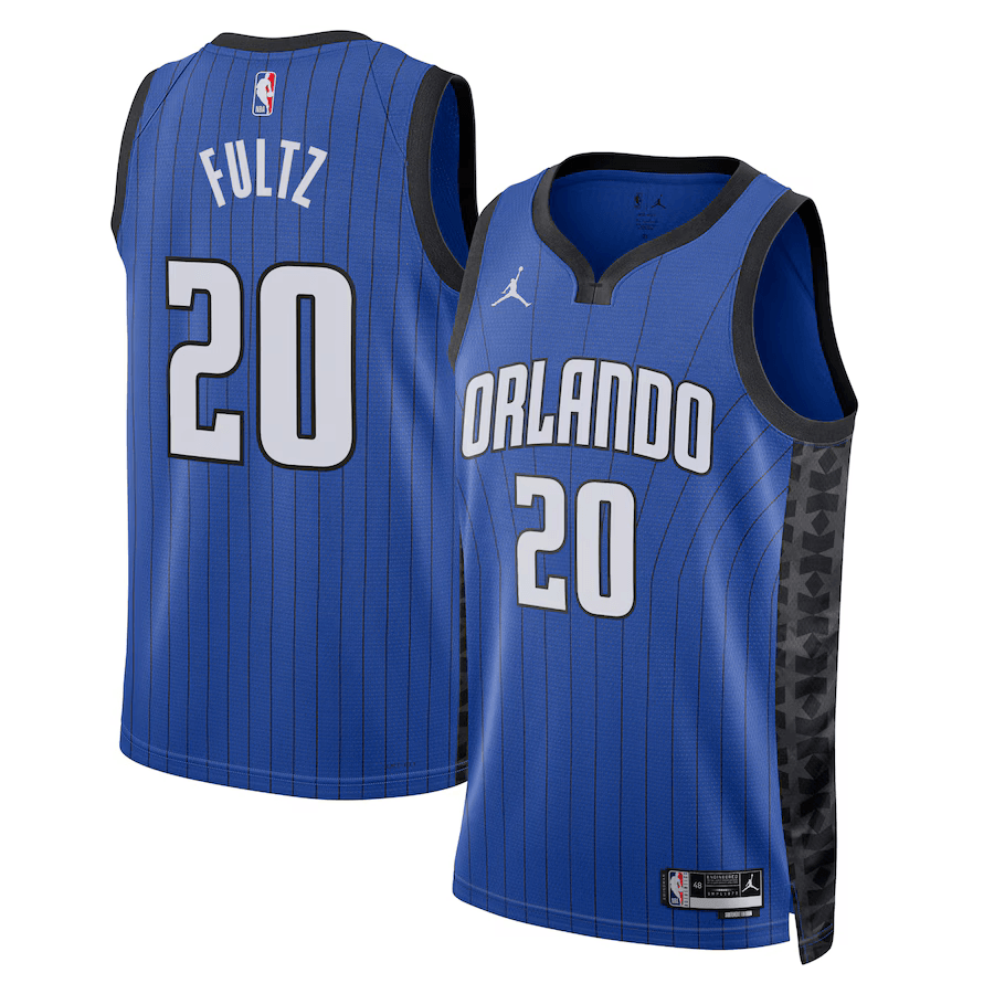 Orlando Magic Markelle Fultz 20 Jordan Royal NBA Jersey - Statement Edition