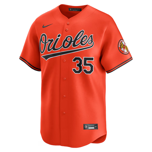 Baltimore Orioles Adley Rutschman 35 Orange Alternate Limited MLB Jersey