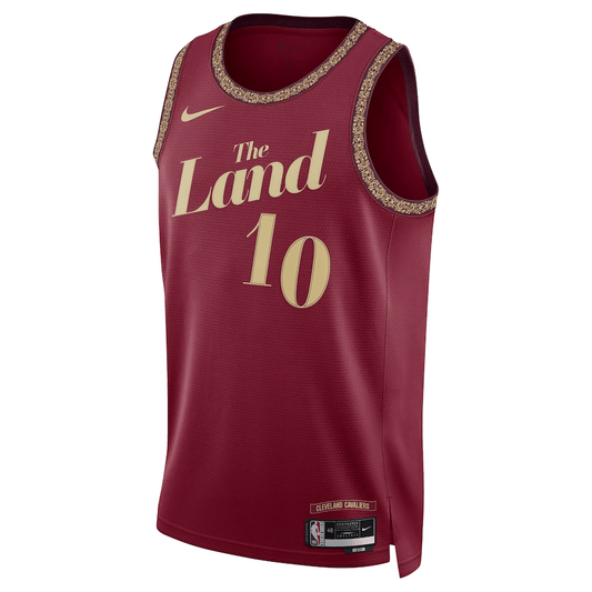 Cleveland Cavaliers Darius Garland 10 City Edition 2023/24 Wine NBA Jersey