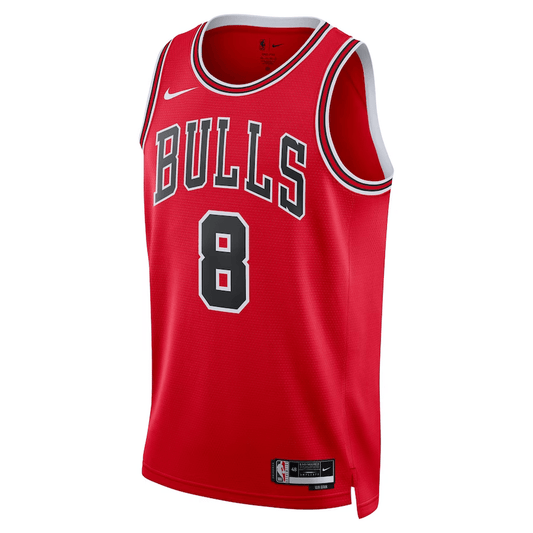 Chicago Bulls Icon Edition Red NBA Jersey - Zach LaVine 8