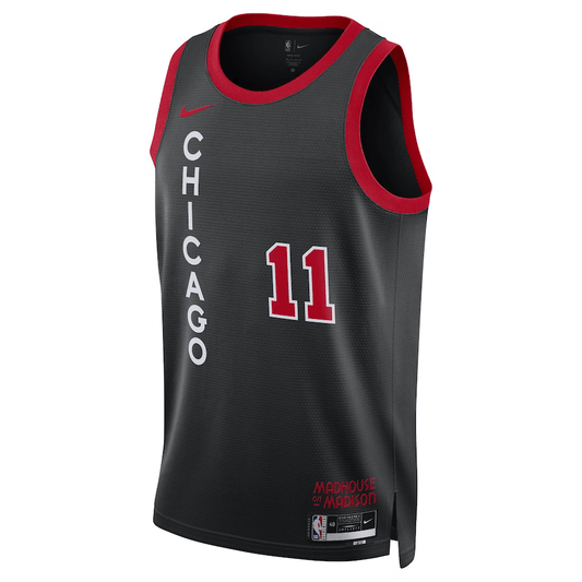 Chicago Bulls City Edition Black 2024 NBA Jersey - DeMar DeRozan 11