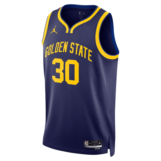 Golden State Warriors Statement Edition Navy NBA Jersey - Stephen Curry 30