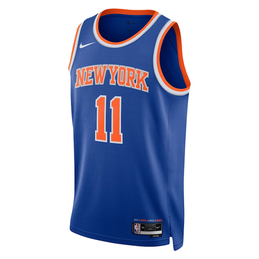 New York Knicks Blue Icon Edition NBA Jersey 2024 - Jalen Brunson 11