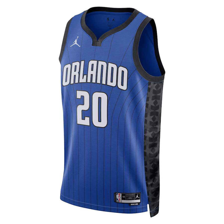 Orlando Magic Markelle Fultz 20 Jordan Royal NBA Jersey - Statement Edition