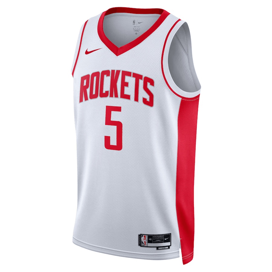 Houston Rockets Fred VanVleet 5 White NBA Jersey - Association Edition