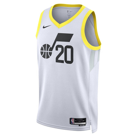 Utah Jazz Association Edition White NBA Jersey - John Collins 20