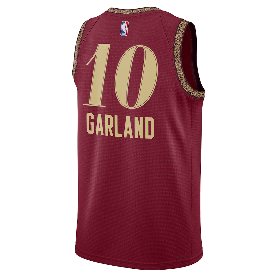 Cleveland Cavaliers Darius Garland 10 City Edition 2023/24 Wine NBA Jersey