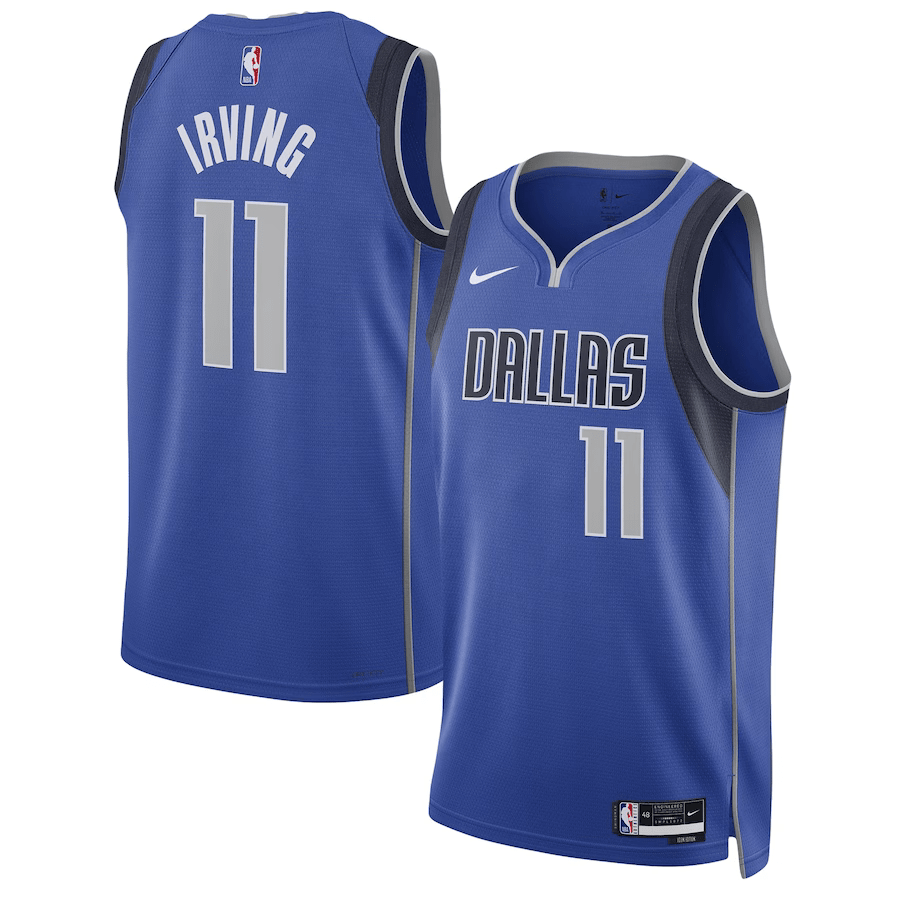 Dallas Mavericks Kyrie Irving 11 Blue NBA Jersey - Icon Edition