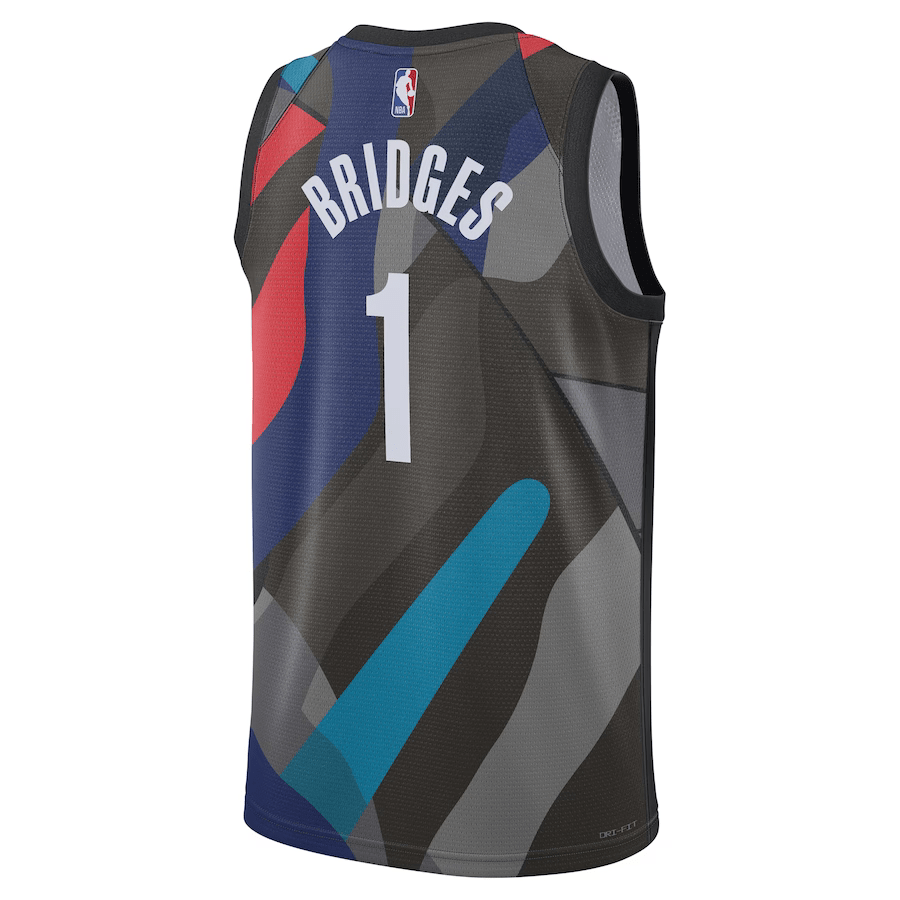 Brooklyn Nets City Edition 2023/24 NBA Jersey - Mikal Bridges 1