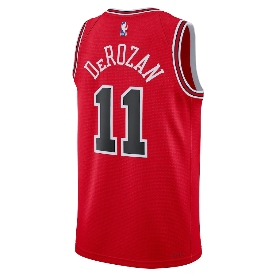 Chicago Bulls Icon Edition Red NBA Jersey - DeMar DeRozan 11