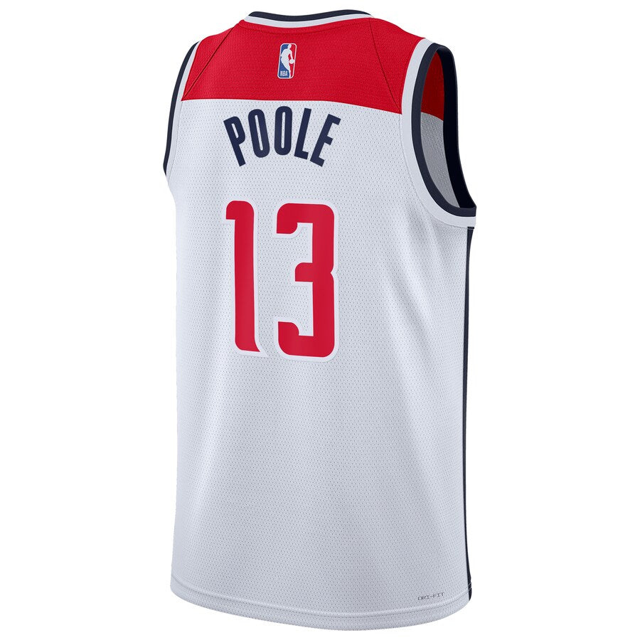 Washington Wizards Jordan Poole 13 White NBA Jersey - Association Edition