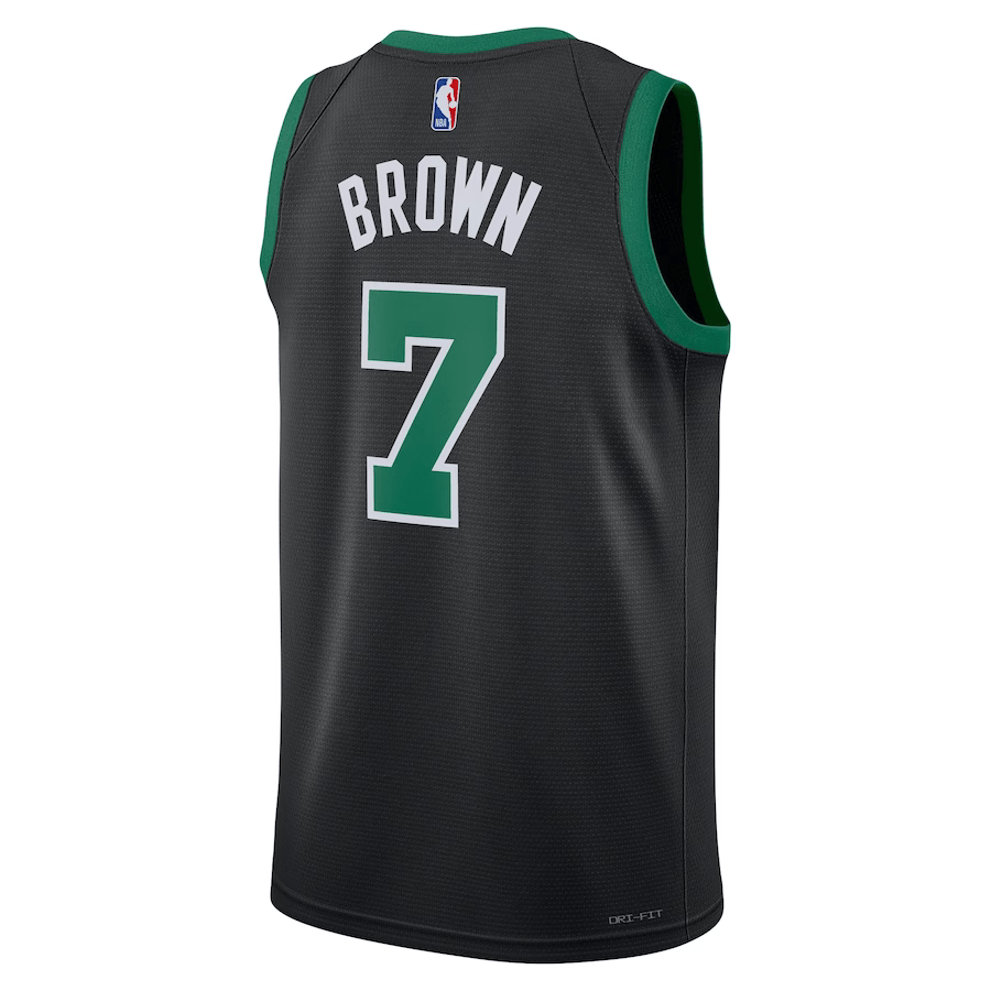 Boston Celtics Statement Edition Black Jordan NBA Jersey - Jaylen Brown 7