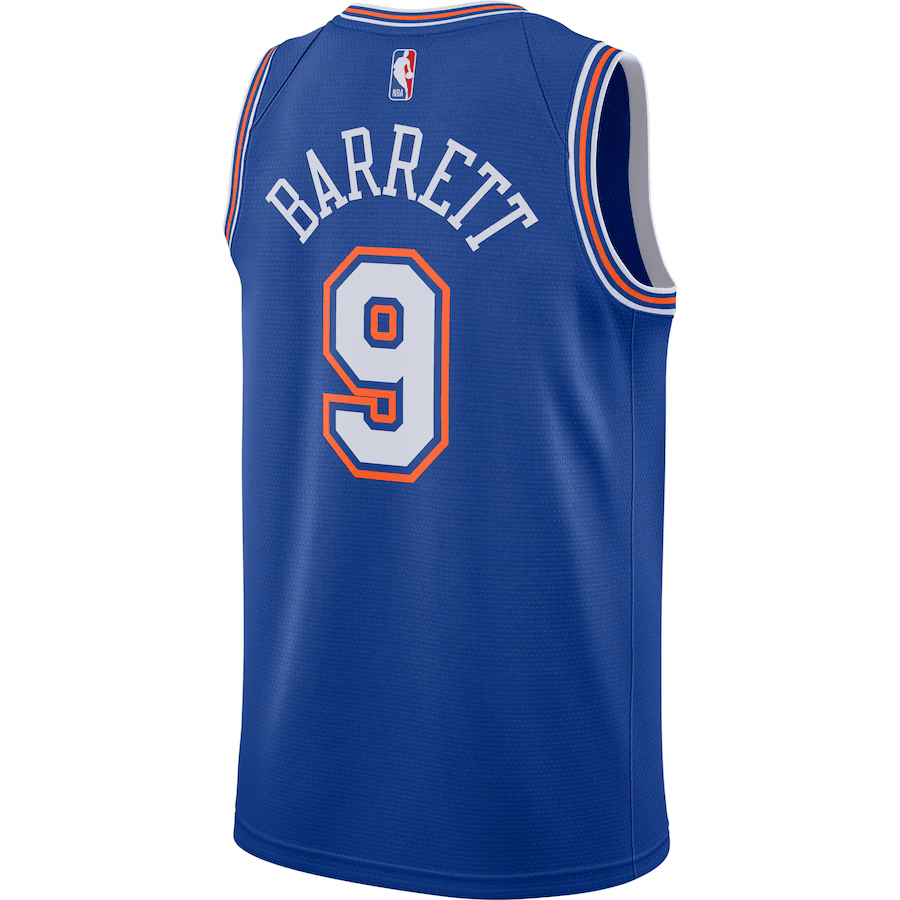 New York Knicks Statement Edition Blue Jordan NBA Jersey - Barrett 9