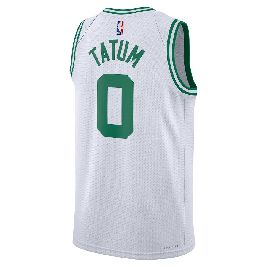 Boston Celtics Association Edition White NBA Jersey - Jayson Tatum 0