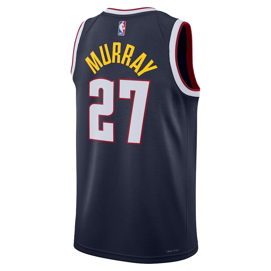 Denver Nuggets Icon Edition Navy NBA Jersey - Jamal Murray 27