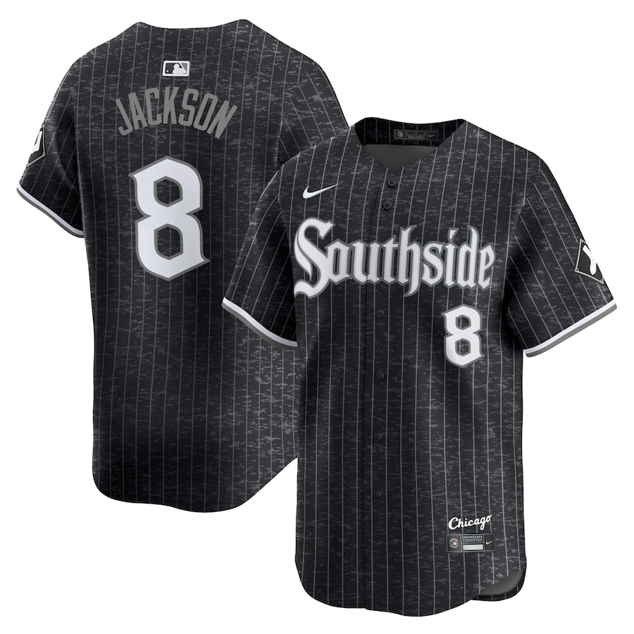 Chicago White Sox Bo Jackson 8 Black City Connect MLB Jersey