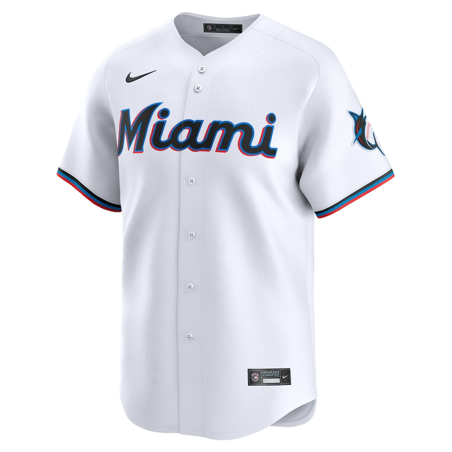 Miami Marlins Jazz Chisholm Jr. 2 White Home Limited MLB Jersey