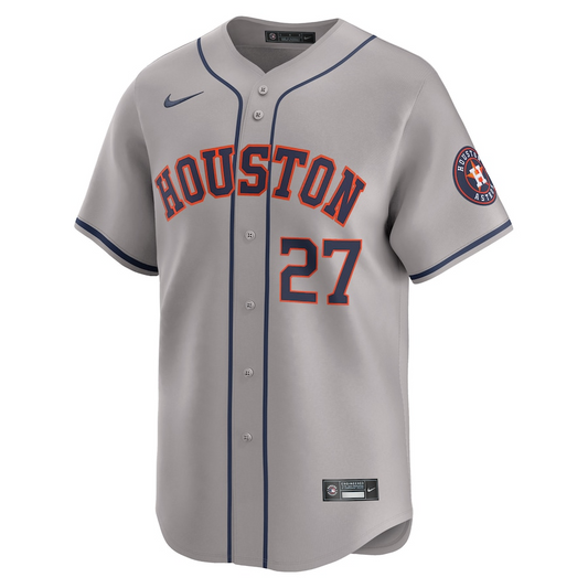 Houston Astros Jose Altuve 27 Gray Away Limited MLB Jersey