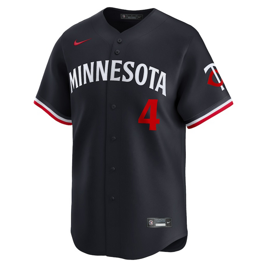 Minnesota Twins Carlos Correa 4 Navy Alternate Limited MLB Jersey