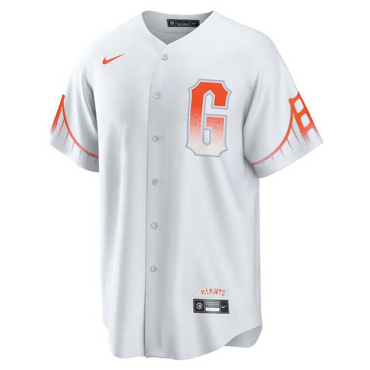 San Francisco Giants Mike Yastrzemski 5 White City Connect MLB Jersey