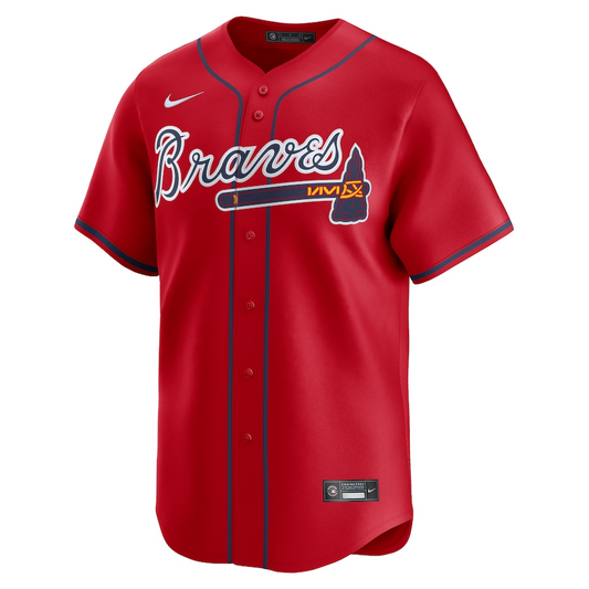 Atlanta Braves Matt Olson 28 Red Alternate Limited MLB Jersey