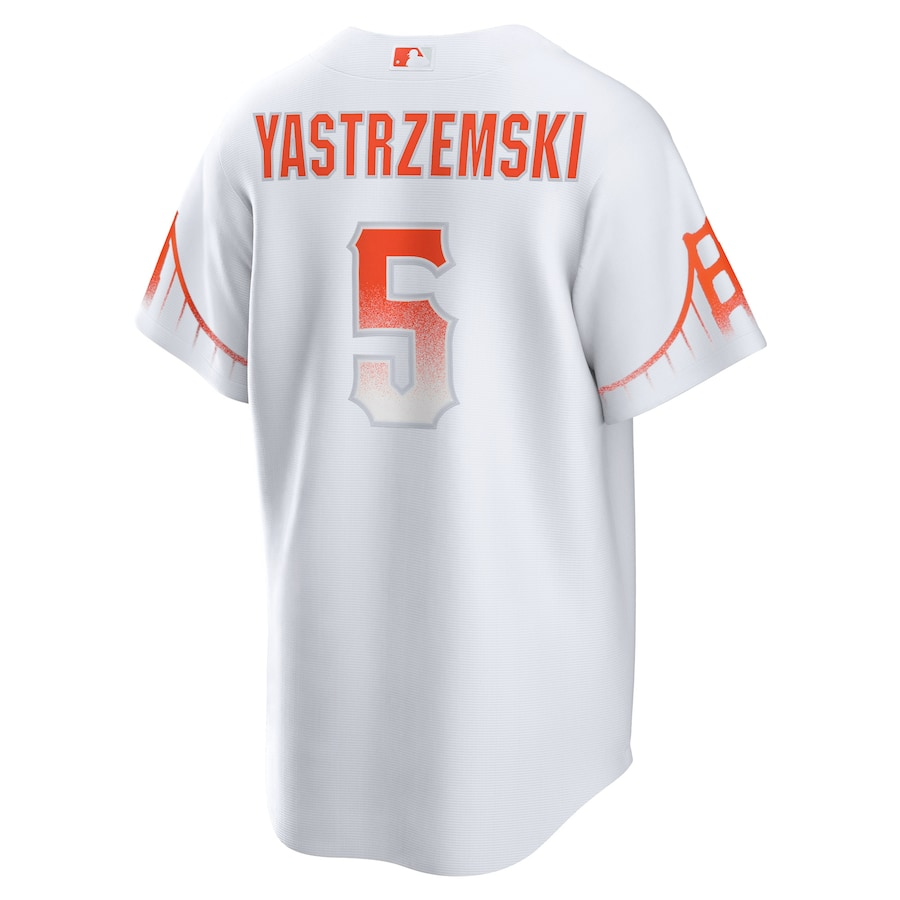 San Francisco Giants Mike Yastrzemski 5 White City Connect MLB Jersey