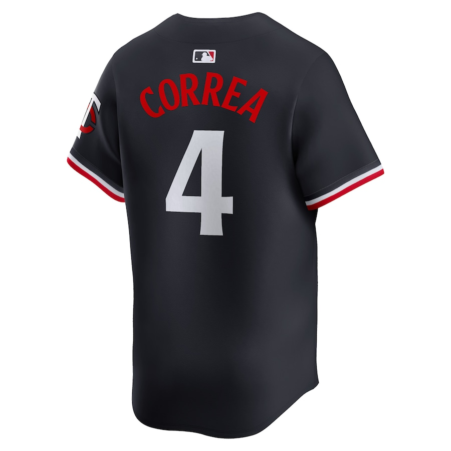 Minnesota Twins Carlos Correa 4 Navy Alternate Limited MLB Jersey