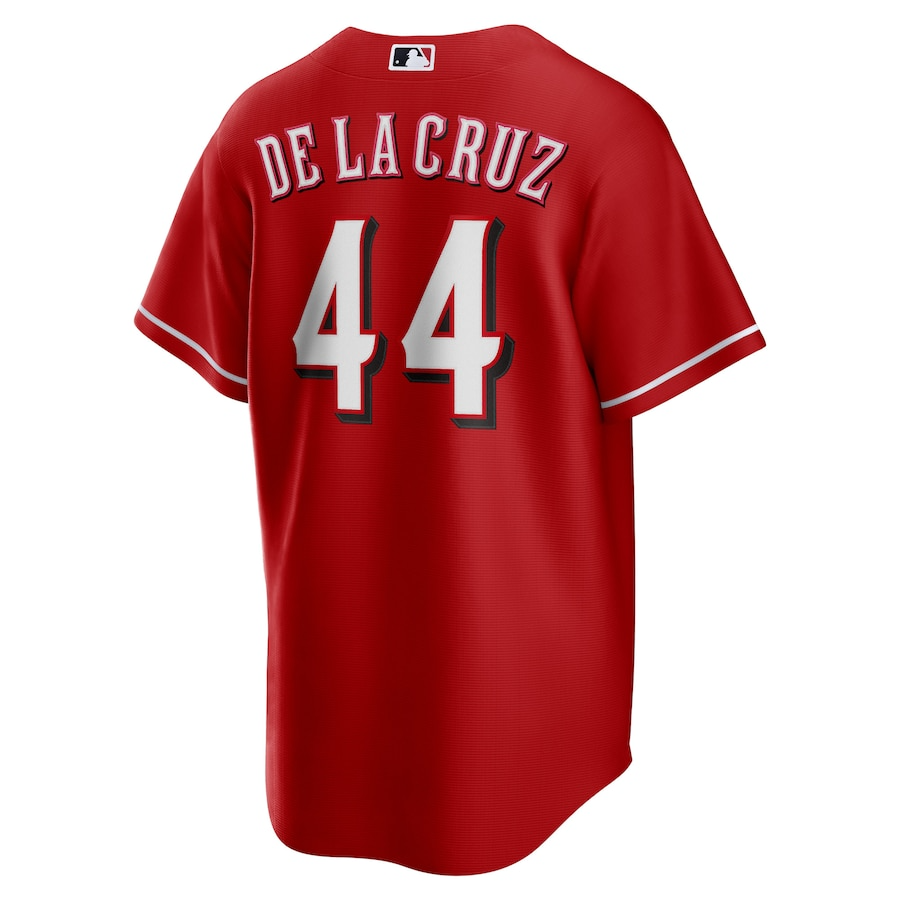 Cincinnati Reds Elly De La Cruz 44 Red Big & Tall Alternate Replica MLB Jersey