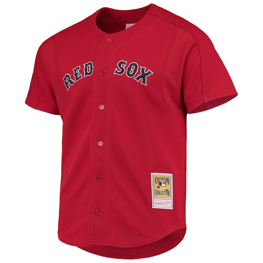 Boston Red Sox David Ortiz 34 Mitchell & Ness Red Cooperstown MLB Jersey