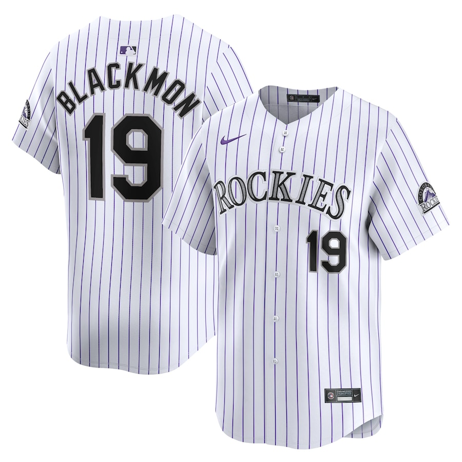 Colorado Rockies Charlie Blackmon 19 White Home Limited MLB Jersey