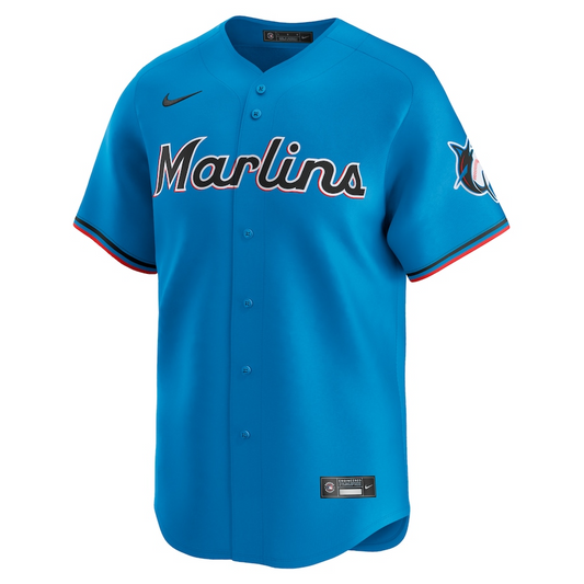 Miami Marlins Jazz Chisholm Jr. 2 Blue Alternate Limited MLB Jersey