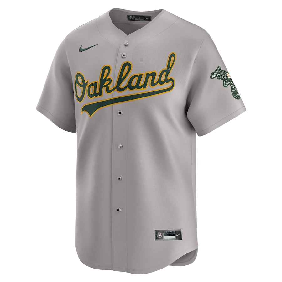 Oakland Athletics Gray Away Limited MLB Jersey