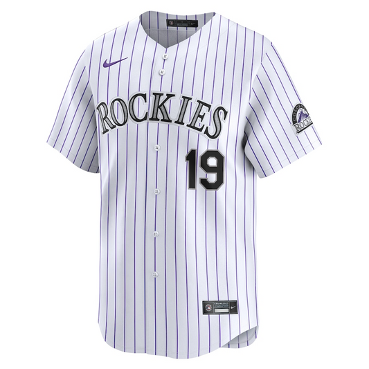 Colorado Rockies Charlie Blackmon 19 White Home Limited MLB Jersey