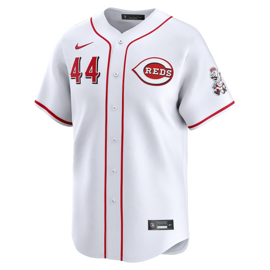 Cincinnati Reds Elly De La Cruz 44 White Home Limited MLB Jersey